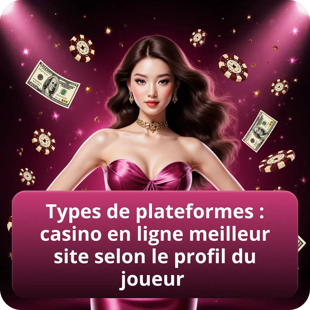 Types de plateformes : casino en ligne meilleur site selon le profil du joueur