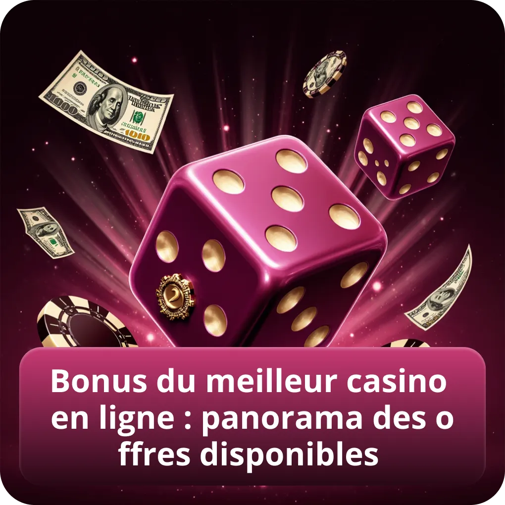 Bonus du meilleur casino en ligne : panorama des offres disponibles